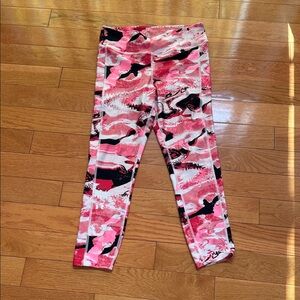 Under Armour Dynamic Pink and Black Leggings